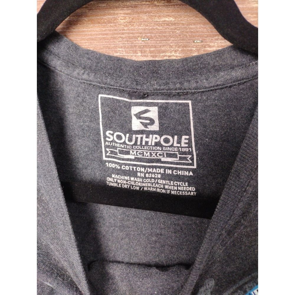 South Pole T Shirt Size XXL VTG  GRUNGE Gray Graphic Skater Hip Hop - Picture 5 of 9